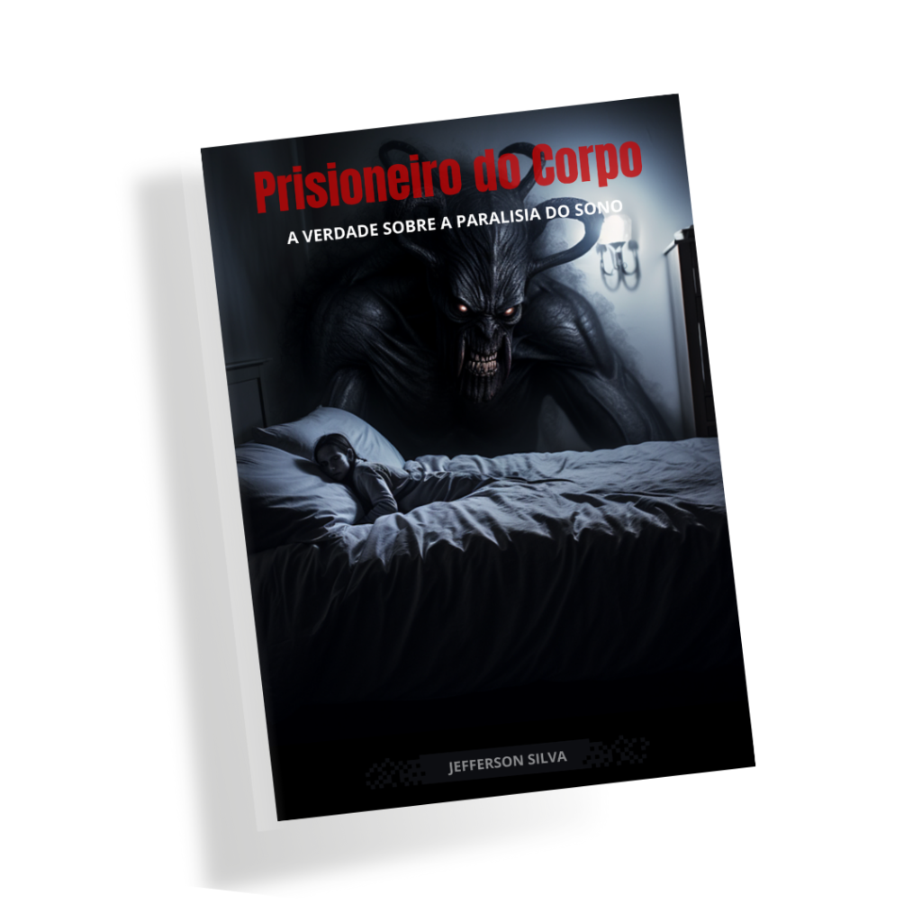 Capa do livro Prisioneiro do Corpo, sobre paralisia do sono, de Jefferson da Silva