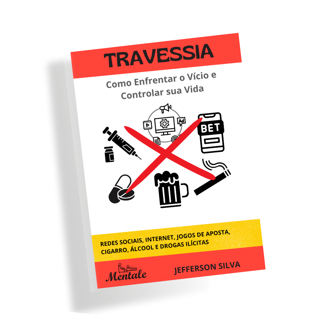 Capa do livro Travessia: Como Enfrentar o Vício, de Jefferson da Silva
